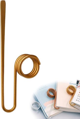 Upgrade Book Holder Ring Bookmark Metal Thumb Book Page Holder,Finger Ring Book Opener Holder for Book Lovers Reading Women, Men, Light Weight Book Opener Tool (Gold) in Saudi Arabia