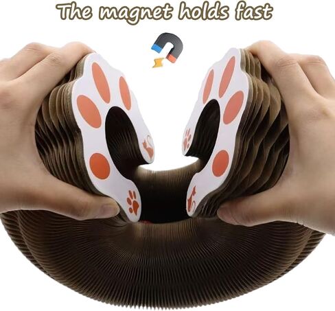 Kitty Kurlz Cat Scratfer Board ، لعبة Kitty Curlz Cat ، مصنوعة من الورق المقوى القابل لإعادة التدوير ، مقاومة للخدش ومقاومة للتآكل ، قابلة للطي in Saudi Arabia