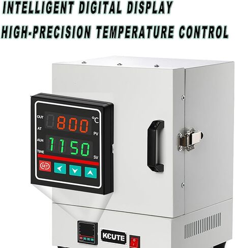 2000W Electric Burnout Oven Kiln,Electric Kiln Furnace 1150℃ Metal Melting Furnace,Lab Enclosed Muffle Furnaces,Closed Laboratory High-Temperature Furnace in Saudi Arabia