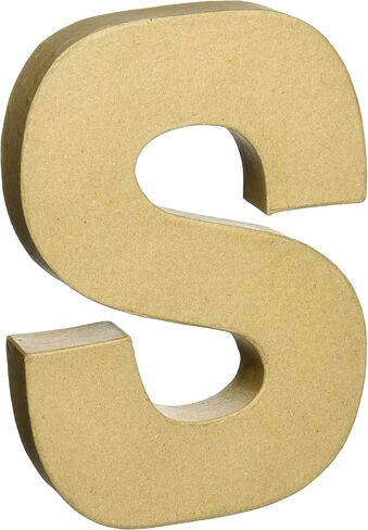 Darice 2862-S Paper Mache Letter 8Inx5.5in in Saudi Arabia