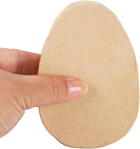 Pack of 12 Paper Mache Half Eggs by Factory Direct Craft - DIY Unfinished Blank Papier Mâché Split Easter Eggs Pre-Made Ready to Paint and Decorate (Size: 4-3/4 Inches H) in Saudi Arabia
