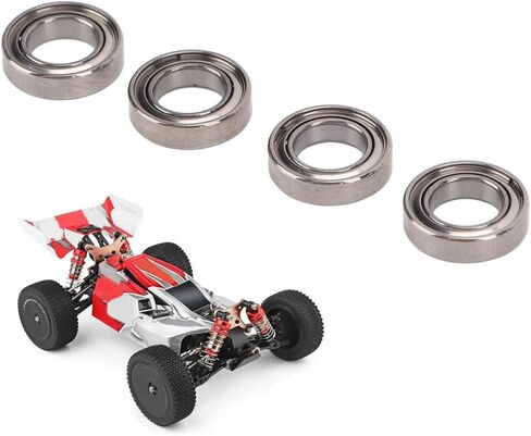 RC Car Stainless Steel Ball Bearings Durable Smooth Finish 4x7x1.8mm WLtoys 1/14 144010 Remote Control Car in Saudi Arabia