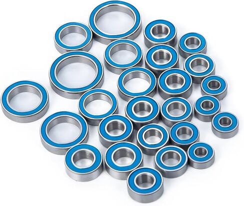 Compatible with Traxxas for TRX-4 1/10 RC Crawler Car Upgrade Parts Accessories 26PCS Rubber Sealed Ball Bearing Kit RC Car Accessories in Saudi Arabia