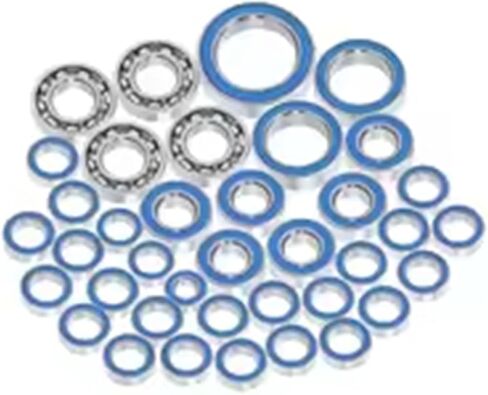 Compatible with Axial for SCX10 III AXI03007 1/10 RC Crawler Car Upgrade Parts 38Pcs Metal Wheel Hub Sealed Bearing Kit RC Car Accessories in Saudi Arabia