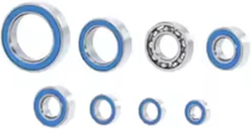 Compatible with Axial for SCX10 III AXI03007 1/10 RC Crawler Car Upgrade Parts 38Pcs Metal Wheel Hub Sealed Bearing Kit RC Car Accessories in Saudi Arabia