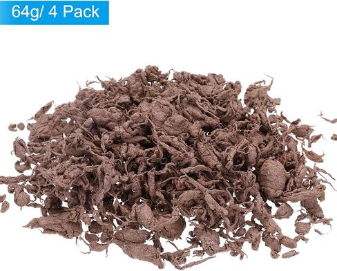 PATIKIL 64g Dehydrated Paper Making Pulp, 4 Pack Paper Making Material Handmade Papermaking Crafts Tool Accessories for DIY Paper Arts, Coffee in Saudi Arabia