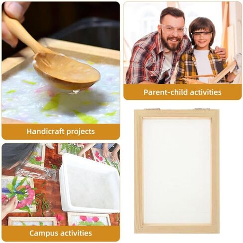 Homoyooo DIY Making Making Kit للبنين والبنات 2pcs صنع الورق الخشبي الشاشة in Saudi Arabia