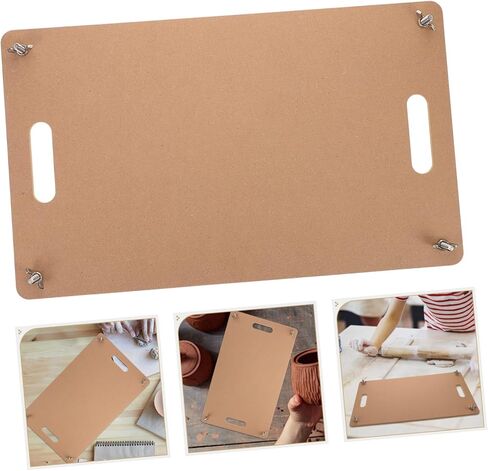 Artibetter Clay Fluging Board مع أداة صياغة محمولة مقبض مقبض من أجل تدحرج الطين الدقيق والنحت لمشاريع الفخار والسيراميك DIY كبيرة in Saudi Arabia