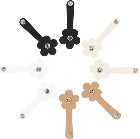 Bra Strap Holders for Slipping, Bra Clips to Hide Straps, Adjustable Bra Strap Clip Holder Set – 2/6/8 Pack for Bras and Tops – Black, Beige, White in Saudi Arabia