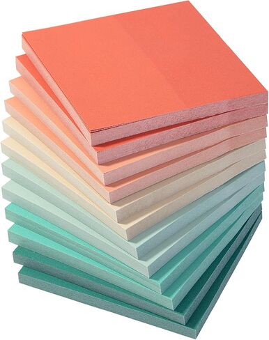 Mr. Pen- Sticky Notes, 3"x3", 12 Pads, 600 Sheets, New Vintage Color Sticky Notes 3x3 in Saudi Arabia