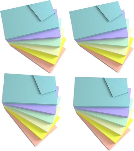 480 Sheets 3 in x 5 in Large Sticky Notes, 76 x 127 mm 6 Pads Assorted Self-Stick Pads for Notebook,Office,School and Home,80 Sheets/Pad (6 Pads Brillant) in Saudi Arabia