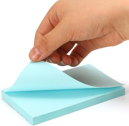 480 Sheets 3 in x 5 in Large Sticky Notes, 76 x 127 mm 6 Pads Assorted Self-Stick Pads for Notebook,Office,School and Home,80 Sheets/Pad (6 Pads Brillant) in Saudi Arabia