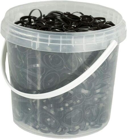 HORZE Silicone Rubber Plaiting Band - White - One Size in Saudi Arabia