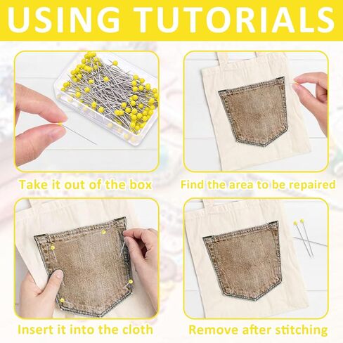 1000 PCS Sewing Pins with Heads, 1.5" Glass Head for Fabric Quilting Long in Saudi Arabia