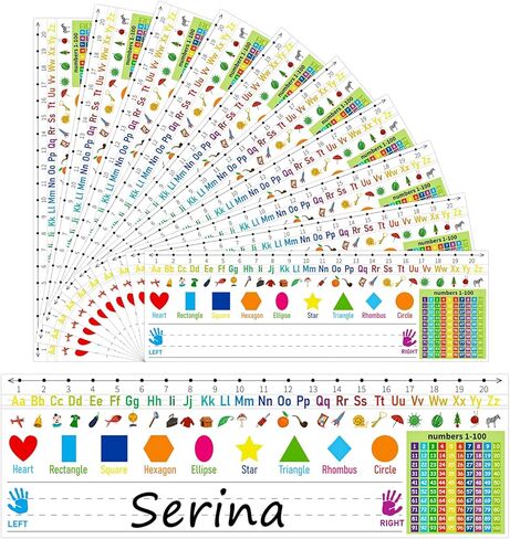 36Pcs Name Plates for Student - Desks Name Tags Name Plates for Classroom Students Desks Name Tags Stickers for Kindergarten Elementary Back to School Classroom Decorations Teachers Supplies in Kuwait