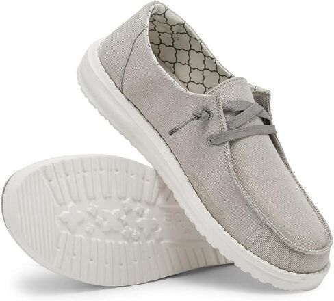 Hey Dude Women's Wendy Canvas | Women’s Shoes | Women’s Lace Up Loafers | Comfortable & Light-Weight in Kuwait