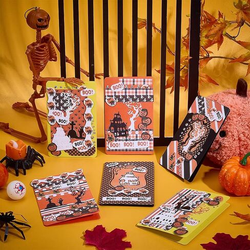 FreeBloss 15 Set DIY Card Making Kit للبالغين في Halloween Making Card Kits مجموعة بطاقات المعايدة المصنوعة يدويًا لعيد ميلاد تهنئة الحفلات الهالوين ، مستلزمات Scrapbooking in Kuwait