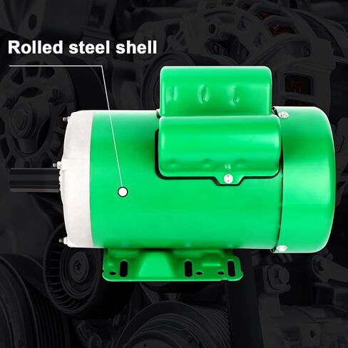 محرك كهربائي 3HP 1750 دورة في الدقيقة محرك أحادي الطور للمزرعة 4 أقطاب 1-1/8 بوصة قطر العمود 184T CW/CCW TEFC IP55 60HZ in Kuwait
