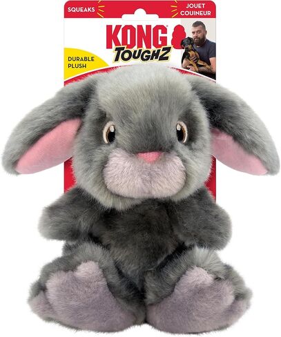 لعبة Kong Toughz DANENT PLUSH DOG - لعبة مضغ ناعمة طويلة الأمد للمضغات العدوانية ، آمنة وتفاعلية للكلاب (لاما) in Kuwait