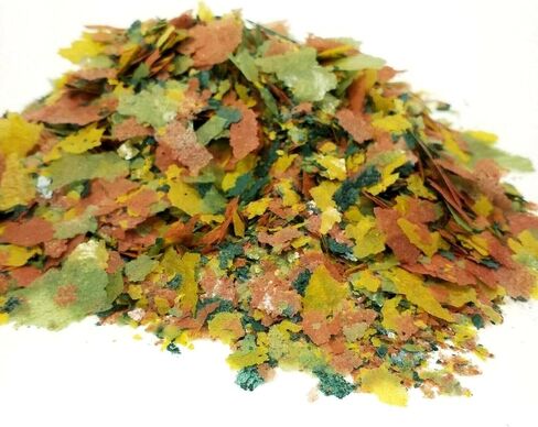 Aquatic Foods Inc. Premium Vitamin Enriched Flakes for All Tropical Fish, All Koi & Pond Fish with Additional Pellets & Wafers Included, AFI Flakes - 1-lb in Saudi Arabia