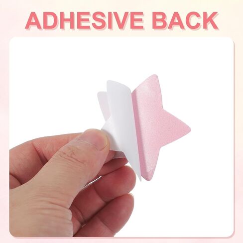 Patikil 2.2 "x2.2" ملصقات رغوة النجوم ، 60pcs EVA اللمسات اللاصقة للاصطانة الرغوة الإمدادات ملصقات شكل ملصقات لبطاقة سجل القصاصات DIY ديكور المنزل ، الوردي in Saudi Arabia