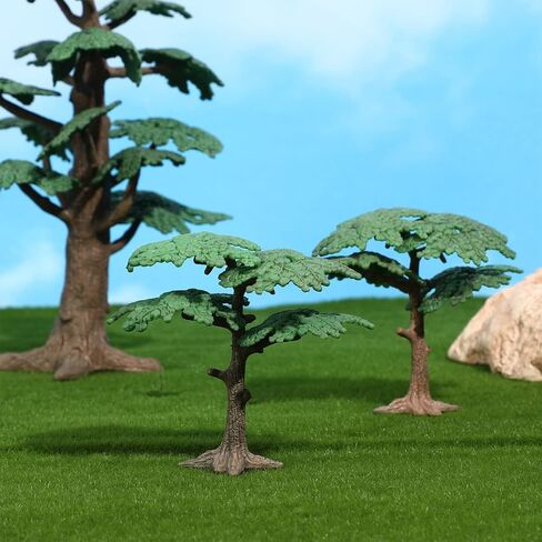 Operitacx 3pcs Miniature Model Trees, Mini Trees for Crafts, Artificial Cypress Model Train Scenery Dollhouse Landscape Supplies in Kuwait