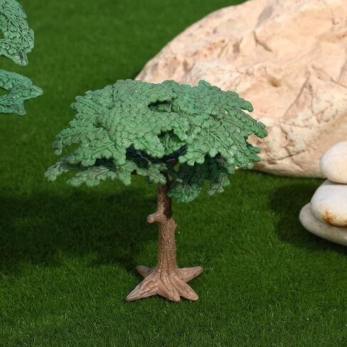 Operitacx 3pcs Miniature Model Trees, Mini Trees for Crafts, Artificial Cypress Model Train Scenery Dollhouse Landscape Supplies in Kuwait