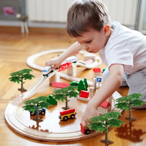 Operitacx 3pcs Miniature Model Trees, Mini Trees for Crafts, Artificial Cypress Model Train Scenery Dollhouse Landscape Supplies in Kuwait
