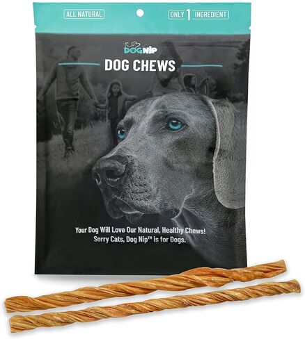 Dog Nip! 12" Tripe Twists - Crunchy Snack - Natural Grass Fed Organic Beef - Rawhide Alternative - Promotes Dental Health - Fully Digestible - Healthy Dog Treat Chews… in Kuwait