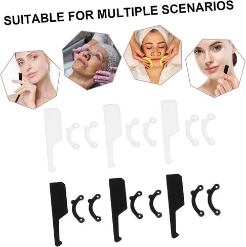 18pcs Invisible Nose Lifting Shaper Clips Nose Bridge Support for Comfortable Straightening Shaping Portable Beauty Tool for Travel Outdoor Use in Saudi Arabia