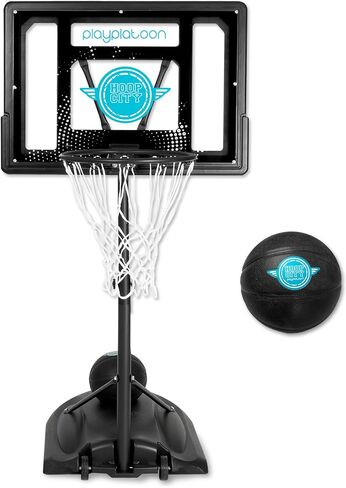 Play Play Play Pool Coolball Basket Bootball Above Games للعائلة - ارتفاع قابل للتعديل 3-4 أقدام ، ويشمل كرة سلة جلدية بو ومضخة الهواء - رائعة لسطح حمام السباحة in Saudi Arabia