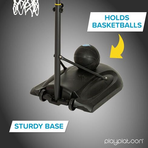 Play Play Play Pool Coolball Basket Bootball Above Games للعائلة - ارتفاع قابل للتعديل 3-4 أقدام ، ويشمل كرة سلة جلدية بو ومضخة الهواء - رائعة لسطح حمام السباحة in Saudi Arabia