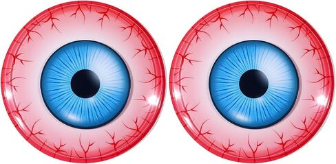 7 Inch Halloween Giant Googly Eye Self Adhesive Wiggle Large Extra Sticky Sticker Fake Big Eyeballs for Halloween Window Wall Door Garden Lawn Stage Prop Yard Hanging Party Favor DIY Supply in Saudi Arabia