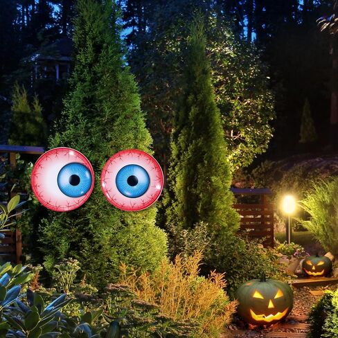 7 Inch Halloween Giant Googly Eye Self Adhesive Wiggle Large Extra Sticky Sticker Fake Big Eyeballs for Halloween Window Wall Door Garden Lawn Stage Prop Yard Hanging Party Favor DIY Supply in Saudi Arabia
