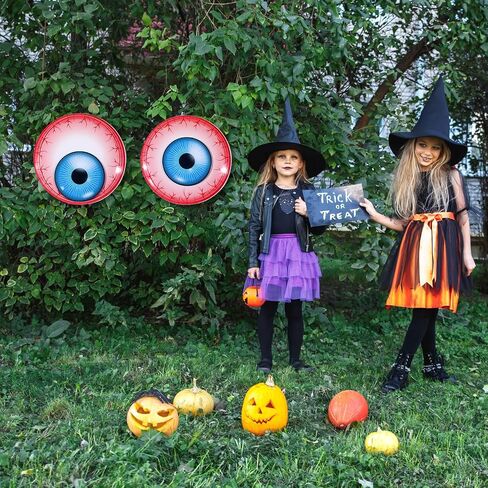 7 Inch Halloween Giant Googly Eye Self Adhesive Wiggle Large Extra Sticky Sticker Fake Big Eyeballs for Halloween Window Wall Door Garden Lawn Stage Prop Yard Hanging Party Favor DIY Supply in Saudi Arabia