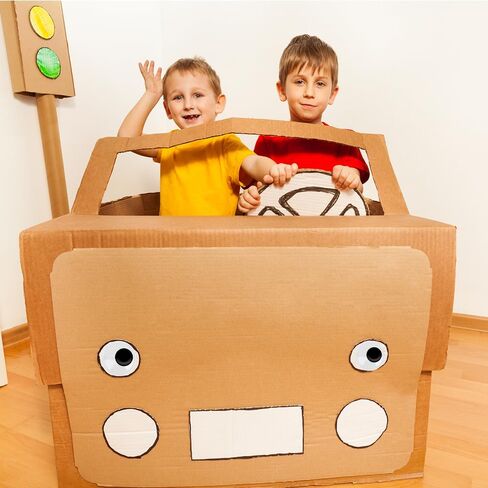 6 Inch Giant Googly Eyes, 2 PCS Large Wiggle Eyes Plastic Wiggle Googly Eye Self Adhesive Eyeball Stickers Black White Big Googlys Eye for DIY Crafts Halloween Christmas Tree Party Decorations in Kuwait