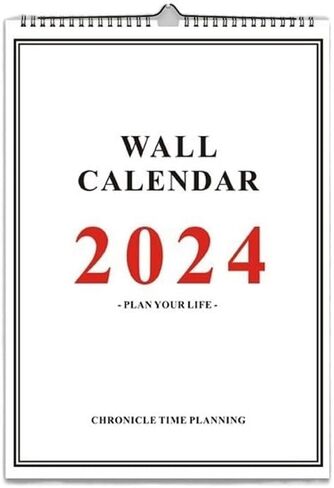 TEMKIN Wall Calendar 2024 Home Wall-mounted Calendar Plan This Work Punch-in Desk Calendar Note-taking Monthly Calendar) Calendar (Color : 4) in Kuwait