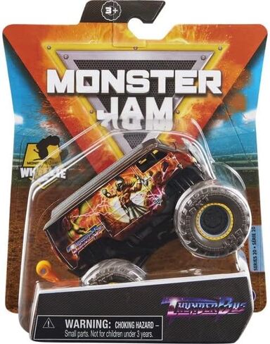 حافلة Monsterjam Thunder ، 1:64 Scale Wheelie Bar Series 20 in Saudi Arabia