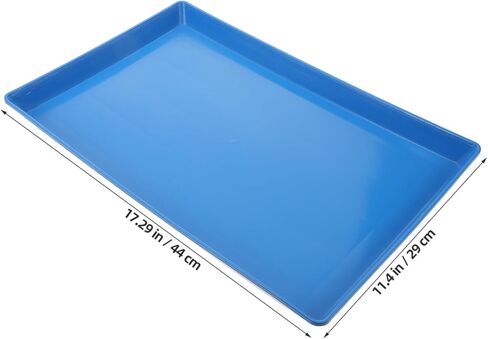Luxshiny Dog Crate Tray Durable Plastic Pet Potty Replacement Pan for Rabbit and Dog Cages Keeps Floors and Mess Easy to and Maintain in Kuwait
