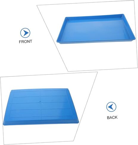 Luxshiny Dog Crate Tray Durable Plastic Pet Potty Replacement Pan for Rabbit and Dog Cages Keeps Floors and Mess Easy to and Maintain in Kuwait