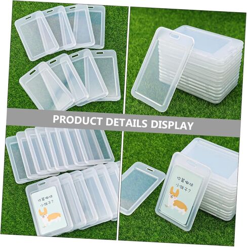 angoily 15pcs clamshell bus card حامل واقٍ وقائي للطالب علامات اسم معرف الطالب. in Kuwait