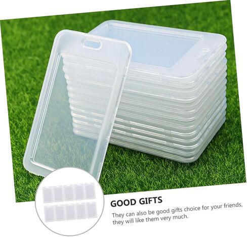 angoily 15pcs clamshell bus card حامل واقٍ وقائي للطالب علامات اسم معرف الطالب. in Kuwait