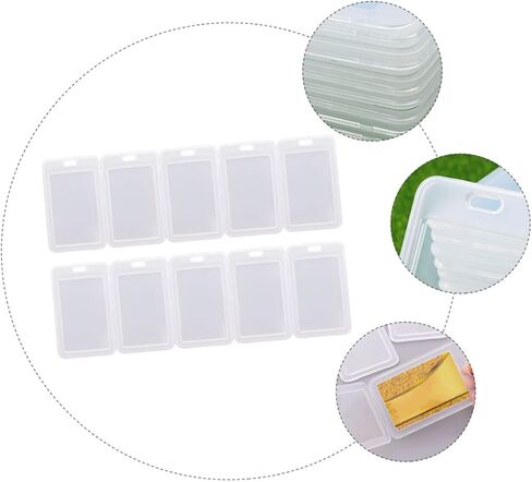 angoily 15pcs clamshell bus card حامل واقٍ وقائي للطالب علامات اسم معرف الطالب. in Kuwait