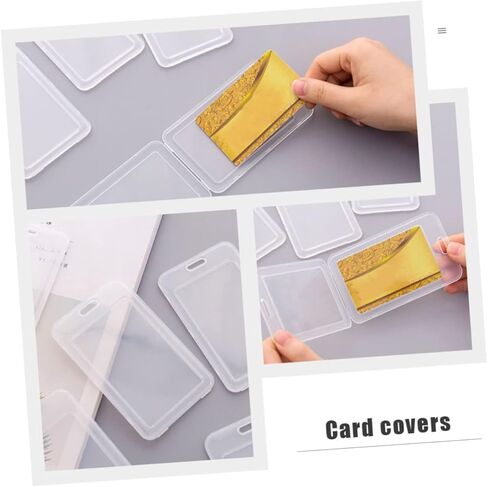 angoily 15pcs clamshell bus card حامل واقٍ وقائي للطالب علامات اسم معرف الطالب. in Kuwait