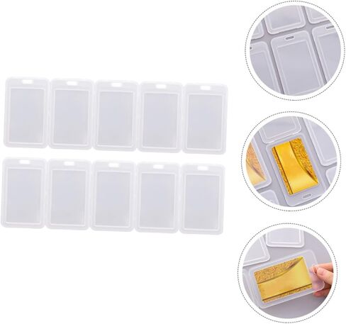 angoily 15pcs clamshell bus card حامل واقٍ وقائي للطالب علامات اسم معرف الطالب. in Kuwait