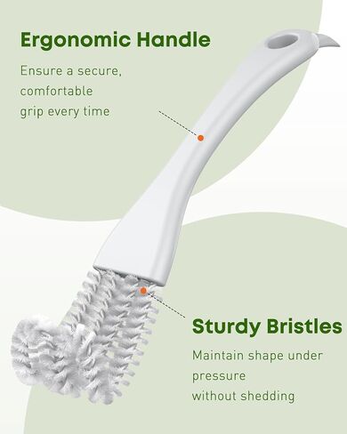Pawfly 3 PCS Bird Bird Cage Cleaner Brush مع مجرفة ، مجموعة فرشاة تنظيف قفص 2 في 1 ، مزيل أنبوب الطيور للعثمان ، بيوت الوزراء وأقفاص الحيوانات الصغيرة ، إكسسوارات قفص الطيور ، فرشاة إزالة فضلات الطيور in Saudi Arabia