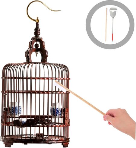 Bestonzon 2PCS Bird Cage Cleaning Brush مجموعة فضلات فعالة Scoop Multi Function Cleaning Tool لأقفال الحيوانات الأليفة الصغيرة ملحقات متينة سهلة الاستخدام لرعاية الطيور in Kuwait