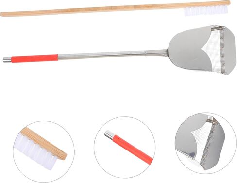 Bestonzon 2PCS Bird Cage Cleaning Brush مجموعة فضلات فعالة Scoop Multi Function Cleaning Tool لأقفال الحيوانات الأليفة الصغيرة ملحقات متينة سهلة الاستخدام لرعاية الطيور in Kuwait