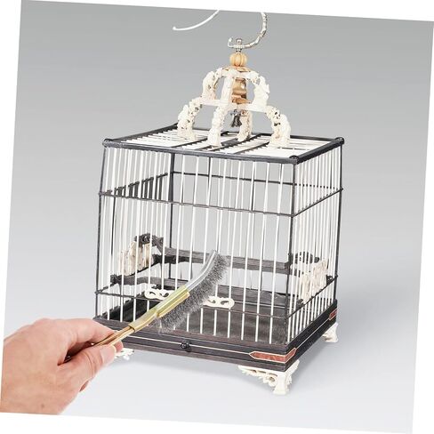 Upkoch 2pcs Bird Cage Cleaning Brush Brushes Long Handle Frants لسهولة الصيانة اليومية لأقفاص الطيور خفيفة الوزن وملحقات مقاومة للرائحة للببغاوات والحيوانات الأليفة in Kuwait