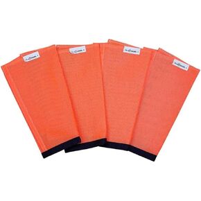 SHOOFLY Horse Leggins, Patented Loose Fitting Boots, Reduce Stomping, Stress & Fatigue, Breathable Plastic Mesh (Orange/Small) in Kuwait